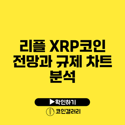 리플 XRP코인 전망과 규제 차트 분석