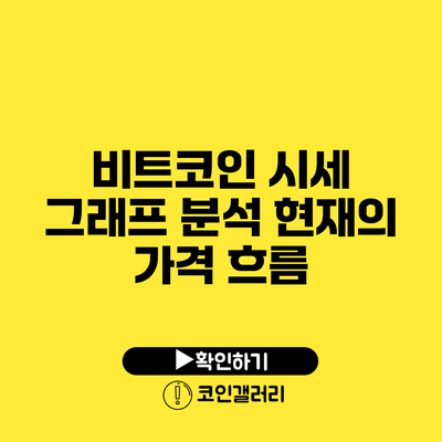 비트코인 시세 그래프 분석: 현재의 가격 흐름