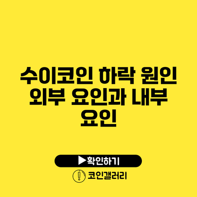 수이코인 하락 원인: 외부 요인과 내부 요인